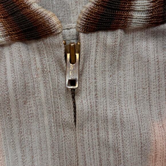 Vintage 50s Levis Brown Bomber Jacket. Levis Casual. Selvedge. Size Medium - Picture 6 of 7